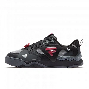 FILA FUSION Kick 2.0 Low Top Skateboard Shoes Men's Black Gray