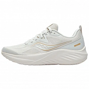 Saucony LANCER 3 Anti Slip Wear Resistant Low Top Running Shoes Unisex White