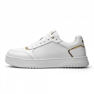 JEEP SPIRIT Low Top Skateboard Shoes Men's Polar White
