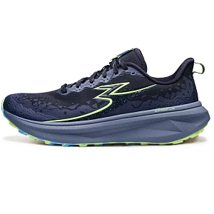 361° Shock Absorbers Slip Resistant Abrasion Resistant Low Top Casual Running Shoes Men's Jet Black