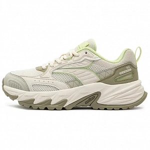 361° Anti-Slip Wear-Resistant Low-Top Casual Running Shoes Women's Beige Green