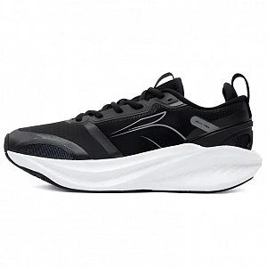 361° Foam Explosion 4.0 Wear-Resistant Slip-Resistant Low-Top Sprint Running Shoes Men's Black White