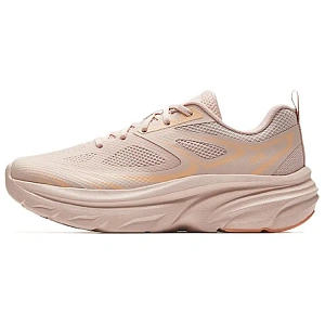 Anta Shock Absorbers Slip Resistant Breathable Low top Casual City Commute Running Shoes Women's Extraordinary Pink