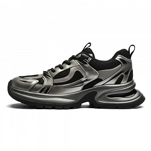 JEEP SPIRIT Low Top Casual Shoes Men's Graphite Black