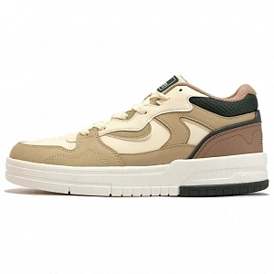361° Slip Resistant Waterproof High Top Skateboard Shoes Men's Beige Brown