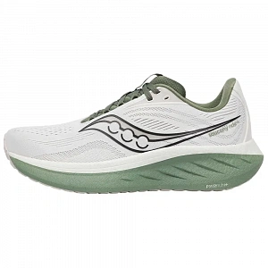 Saucony Ride 18 White Olivine