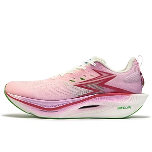361° Flame 3 ET Running Shoes Unisex Low top Peach Heart Pink, Fluorescent Passionate Coral Pink