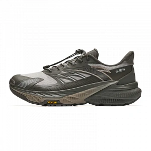 ANTA Wilderness 2nd Generation Running Shoes Men's Low top Sparrow Tea Brown, Pine Smoke Gray