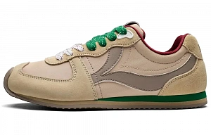 Kappa Back to Back Abrasion Resistant Low top Casual Shoes Women's Gray Khaki