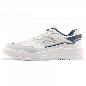361° Air Force One Slip Resistant Cushioning Low Top Skateboard Shoes Men's White