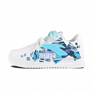 Anta Relaxed Slip Resistant Abrasion Resistant Low top Skateboard Shoes Unisex White