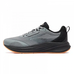 361° Wing 4.0 Cushioned Slip Resistant Abrasion Resistant Low Top Casual Running Shoes Men's Gray Black