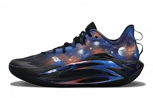 Anta Shock Wave 7 Cushioning Slip Resistant Anti Twist Low top Basketball Shoes Men's Black