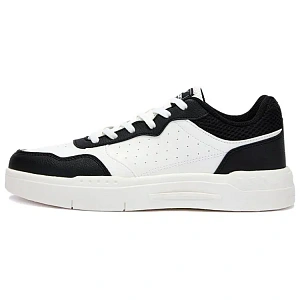 361° Anti Slip Wear Resistant Low Top Skateboard Shoes Women's White Black