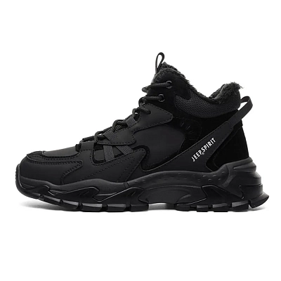JEEP SPIRIT Short Snow Boots Men's Black