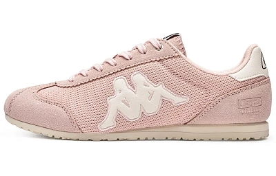 Kappa O.Lite70 Back to Back Anti Slip Wear Resistant Low Top Skateboard Shoes Women's Pink White