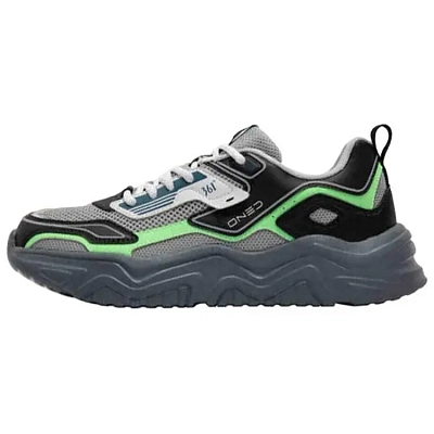 361° Anti-Slip Wear-Resistant Low-Top Casual Shoes Men's Gray Black