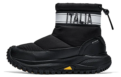 Kappa Warm And Wear-Resistant Coverage Short Snow Boots Women's Black