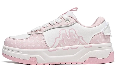 Kappa Back to Back Anti Slip And Wear Resistant Height Increasing Low Top Skateboard Shoes Women's Rose Pink
