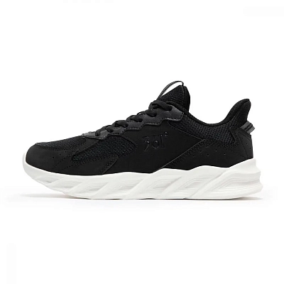 361° Cushioning, Wear Resistant Low Top Casual Running Shoes Women's Black White