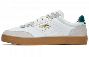 Kappa Back to Back Anti Slip Wear Resistant Low Top Skateboard Shoes Unisex White Gray Brown