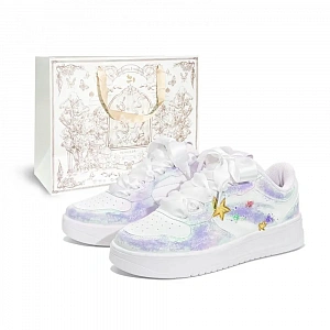Anta Relaxed Coverage Waterproof Abrasion Resistant Low top Skateboard Shoes Women's Multicolor