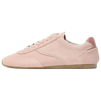 ZARA Abrasion Resistant Low top Casual Shoes Women's Rose Red