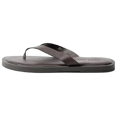 ZARA Abrasion Resistant Flip Flops Men's Dark Red Color
