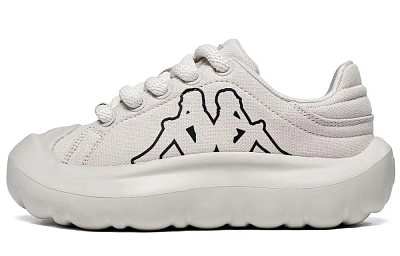 Kappa Back to Back Anti Slip Wear Resistant Low Top Skateboard Shoes Women's Moon Gray