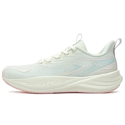 361° Speed Surge Float 1.0 Abrasion Resistant Breathable Slip Resistant Low Top Running Shoes Women's White Blue Pink