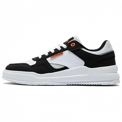 361° Anti Slip Wear Resistant Low Top Skateboard Shoes Men's Black White