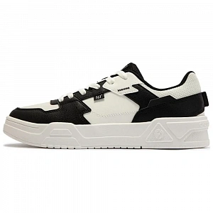 361° Lightweight And Wear-resistant Low-Top Skateboard Shoes Men's Black White