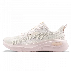 361° Slip-Resistant Breathable Lightweight Low-Top Sprint Running Shoes Women's White Pink