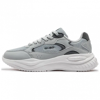 361° Non-slip Wear-resistant Shock Absorption Low-Top Casual Shoes Women's Gray