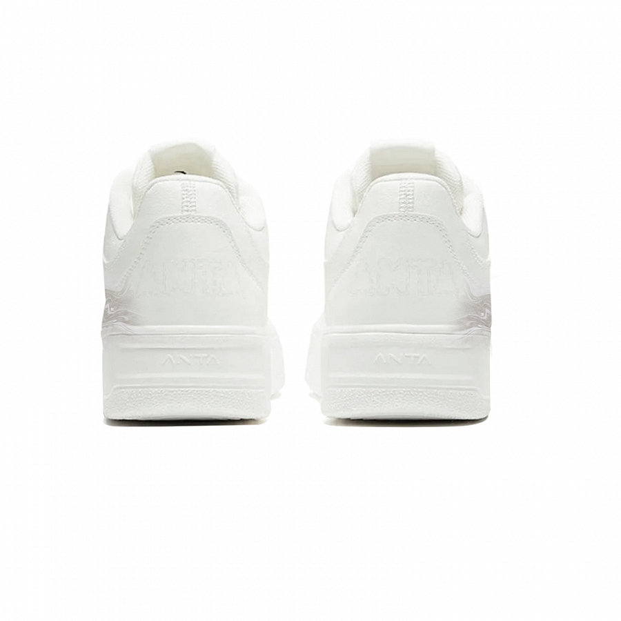 Anta Relaxed Cushioning, Wear Resistant Low top Skateboard Shoes Unisex White Gray купить в интернет-магазине Yoocart с быстрой доставкой по России.
