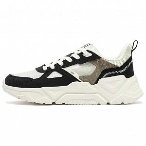 361° Cushioning, Wear Resistant Low Top Casual Shoes Women's White Black