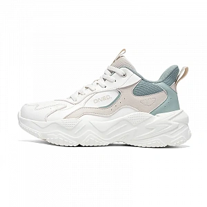 361° Slip-Resistant Warm And Wear-Resistant Low-Top Casual Shoes Women's White Green