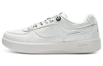 Kappa Back to Back Slip Resistant Abrasion Resistant Low top Skateboard Shoes Women's Classic White