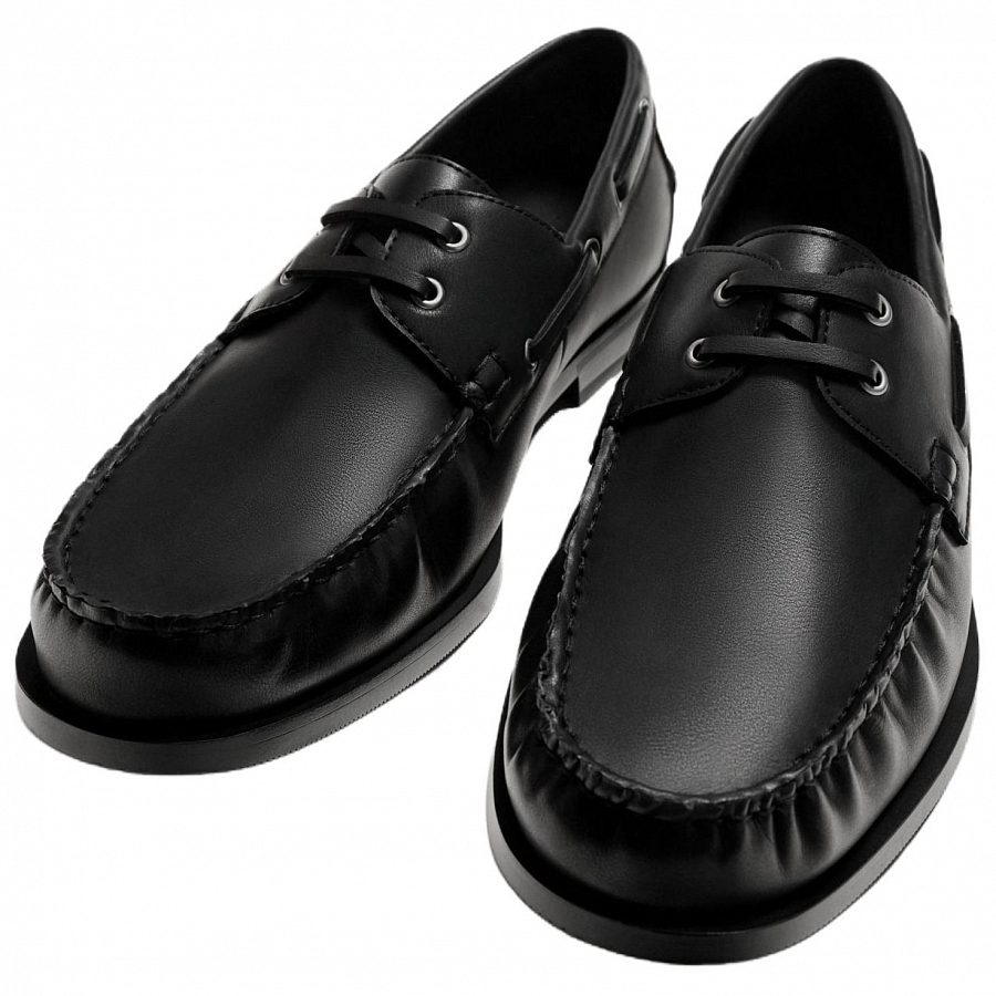 ZARA Boat Shoes Men's Black купить в интернет-магазине Yoocart с быстрой доставкой по России.