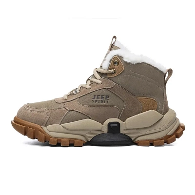 JEEP SPIRIT Short Snow Boots Men's Sandstone