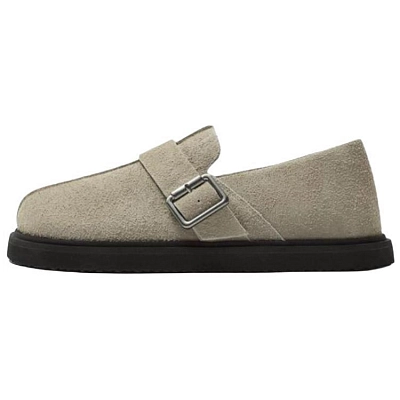 ZARA Anti-Slip Wear-Resistant Low-Top Casual Shoes Men's Gray