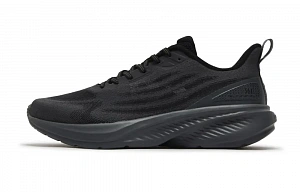 361° Cushioning Abrasion Resistant Breathable Low Top Casual Sprint Running Shoes Men's Obsidian Black
