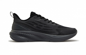 361° Cushioning Abrasion Resistant Breathable Low Top Casual Sprint Running Shoes Men's Obsidian Black 1 4138610