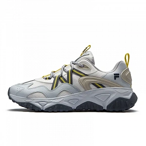 FILA FUSION FREEROAM Hiking Shoes Low Top Casual Shoes Men's Snow Castle Gray