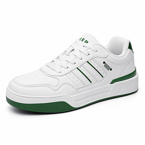 JEEP SPIRIT Low Top Skateboard Shoes Men's Polar White 1 4138645