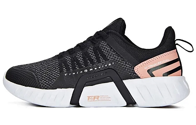 361° BOUND Technology Abrasion Resistant Low Top Athletic Shoes Women's Black Pink