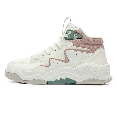 361° Thermal Cushioning Coverage High Top Skateboard Shoes Women's White Green