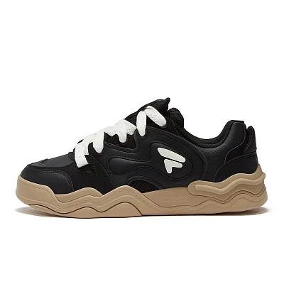FILA FUSION KICKDX Wear-Resistant Low-Top Skateboard Shoes Men's Black