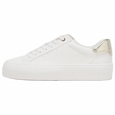 ZARA Low Top Skateboard Shoes Women's White