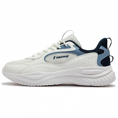 361° Abrasion Resistant, Breathable, Lightweight Low Top Casual Running Shoes Men's White Blue
